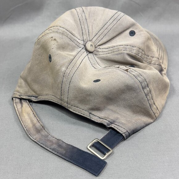 Archaeological Conservancy Strapback Cap Hat Gray Outdoor Distressed Logo Mens - Picture 14 of 14